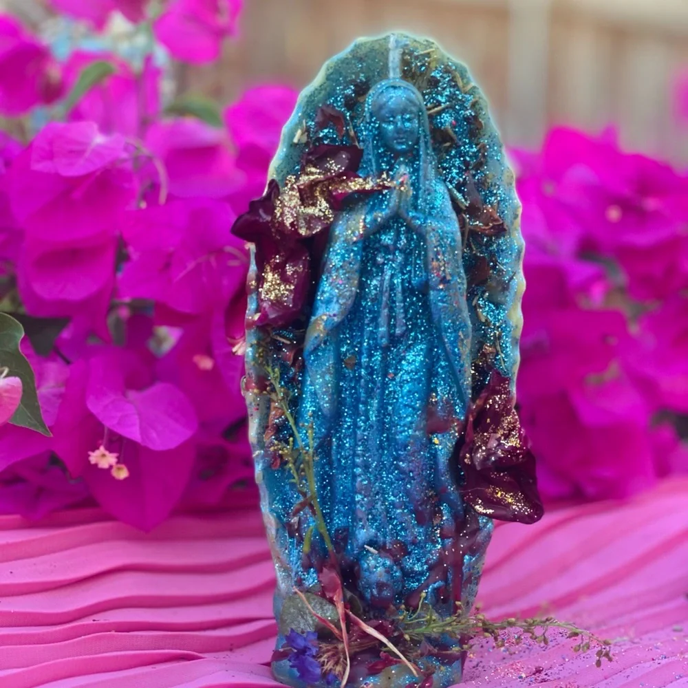 Virgencita Gratitude candles - Picture 3 of 8